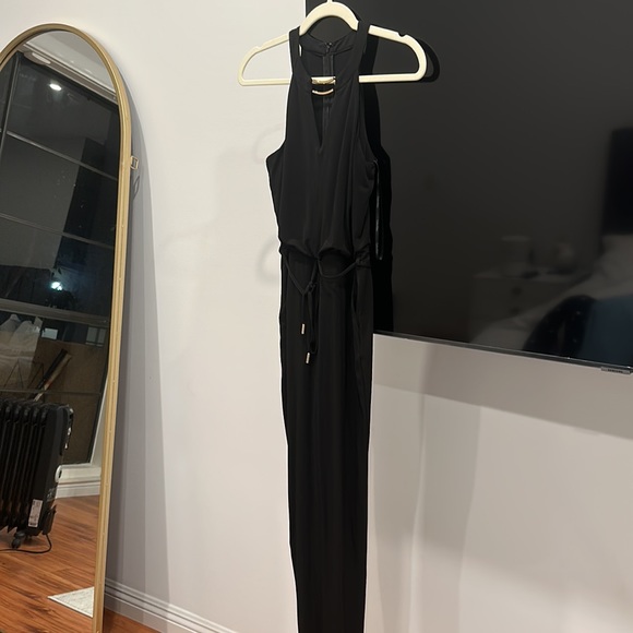 Calvin Klein Black Jumpsuit with Gold Hardware - Picture 5 of 5